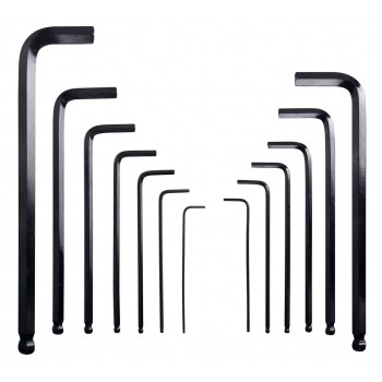 SHOPRO Long Ball End Hex Key Set Metric - 13 pieces